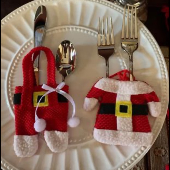 Santa silverware holder - Picture 2 of 2